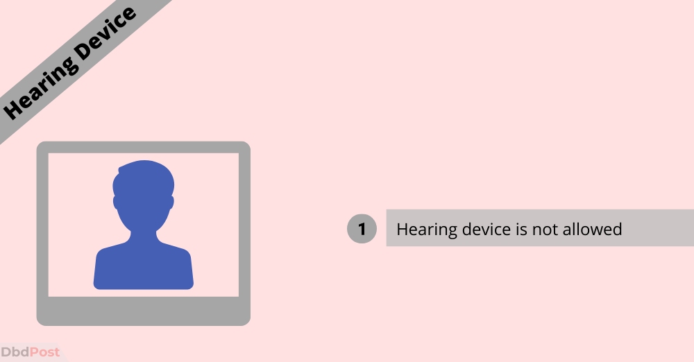 DV lottery photo requirements - hearing devices