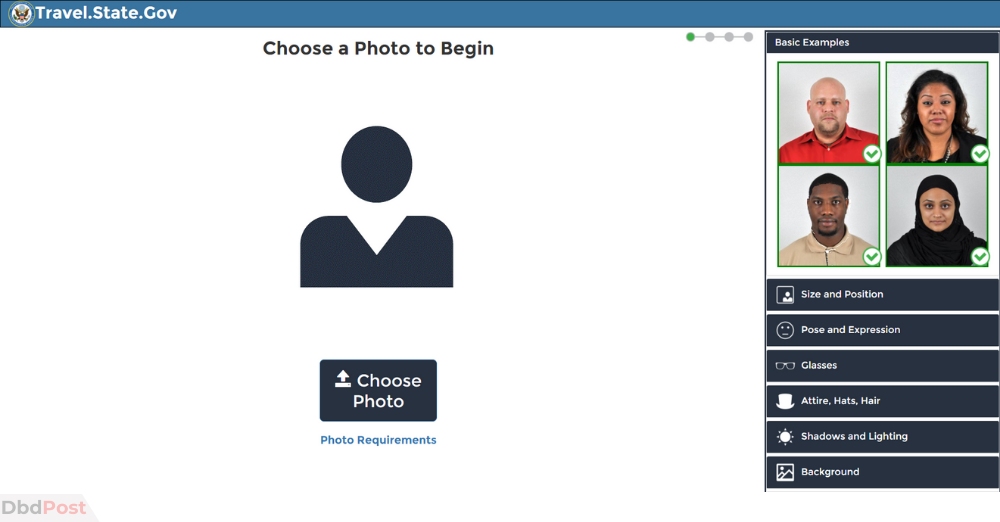 DV lottery photo requirements - dv lottery photo checking tool
