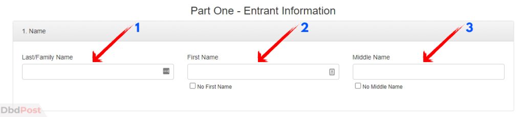 Step 4-how to fill dv lottery application form