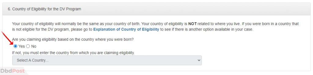 Step 9-how to fill dv lottery application form