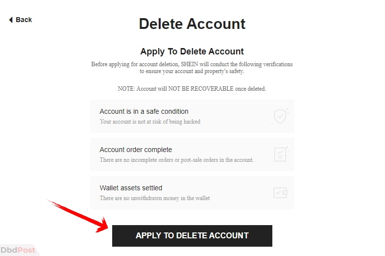 method1 step4-how to delete Shein account
