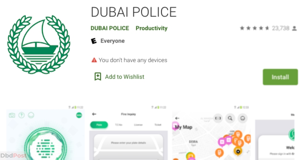 useful apps in dubai-dubai police app