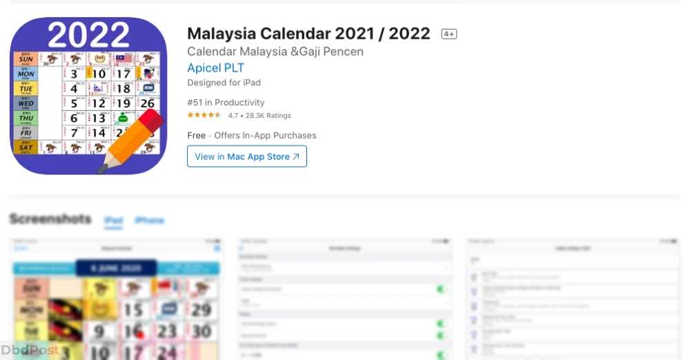useful apps in malaysia-malaysia calender