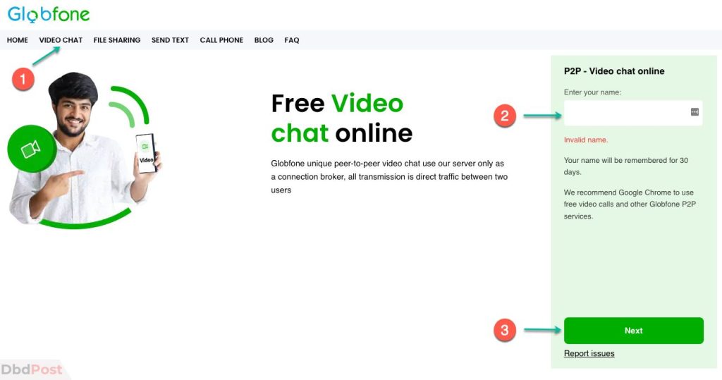 globfone - video chat