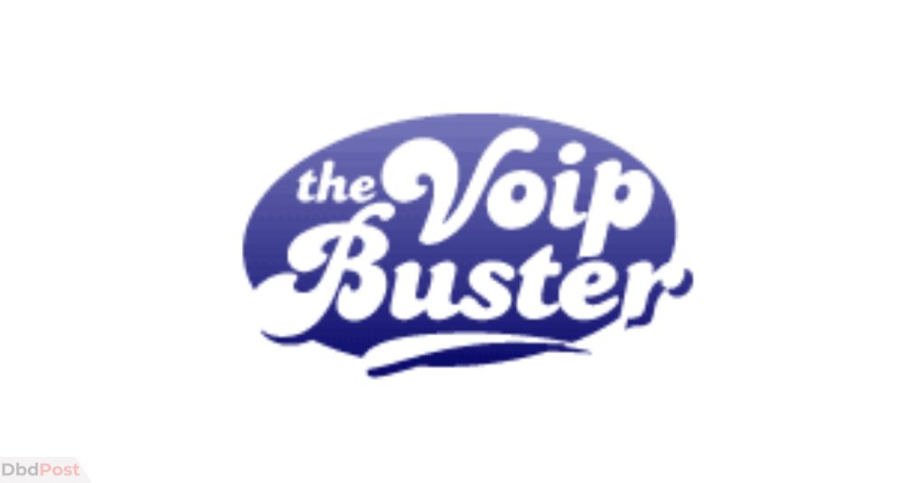 feature image - voipbuster review - voipbuster logo