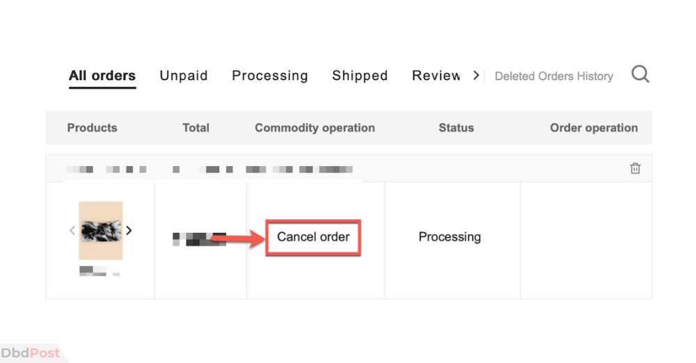 how to cancel shein order - cancel order