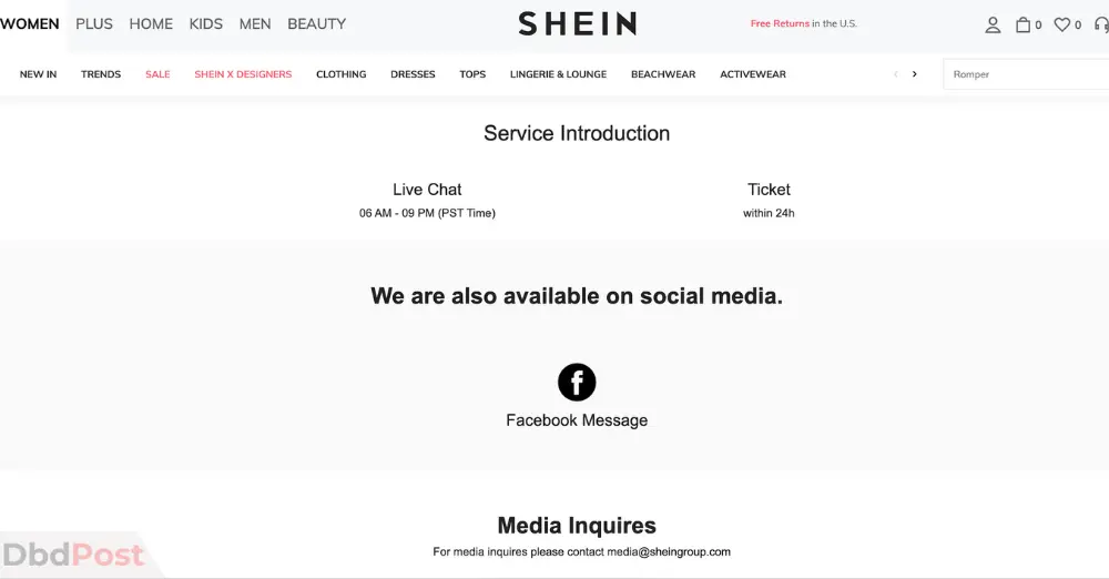 how so I complain to shein - contact shein via livechat, email ticket, and social media