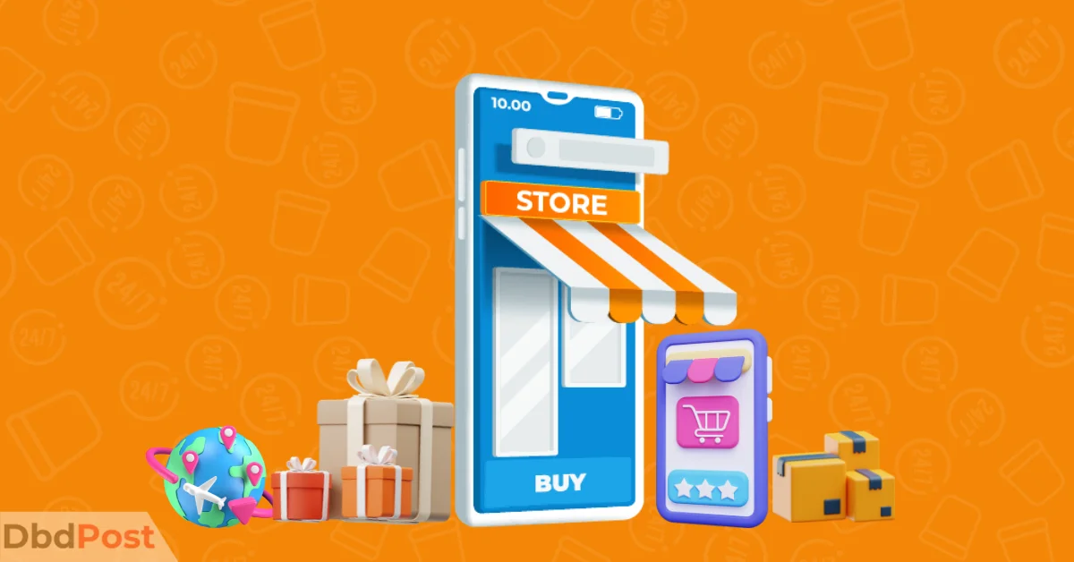 Feature Image-how to start online business in uae-3d mobile ecommerce store with related 3d elements