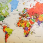 feature image - visa free countries for uae residents - world map