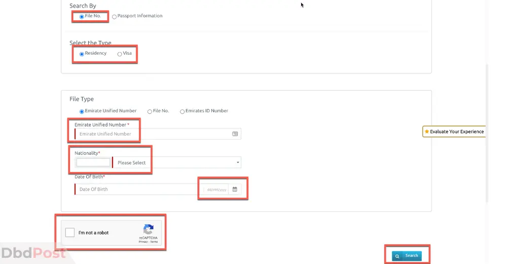 unified number uae - steps to check UID if you are not GCC citizens