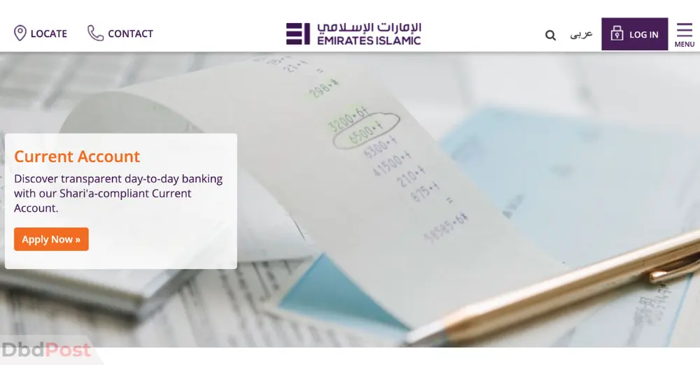 best bank account in uae - emirates islamic current account