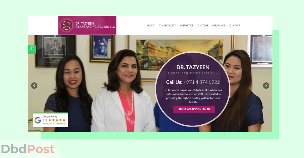 inarticle image-best gynecologist in dubai-Dr. Tazyeen Gynae and Polyclinic LLC
