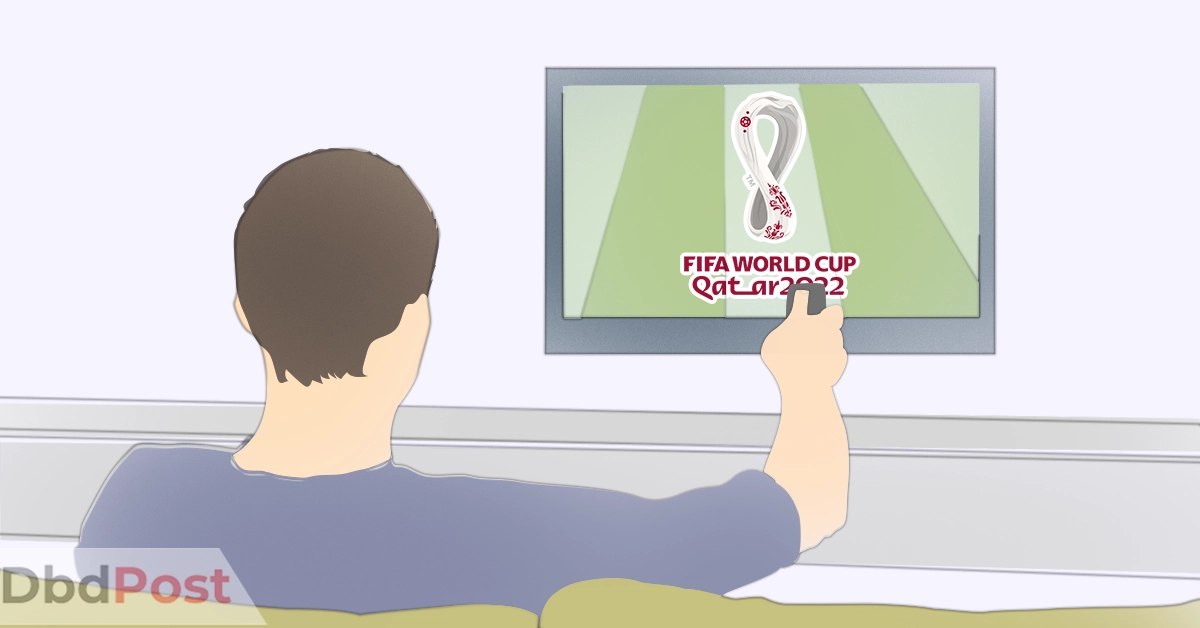 feature image-FIFA World Cup live stream online-person watching qatar world cup in tv