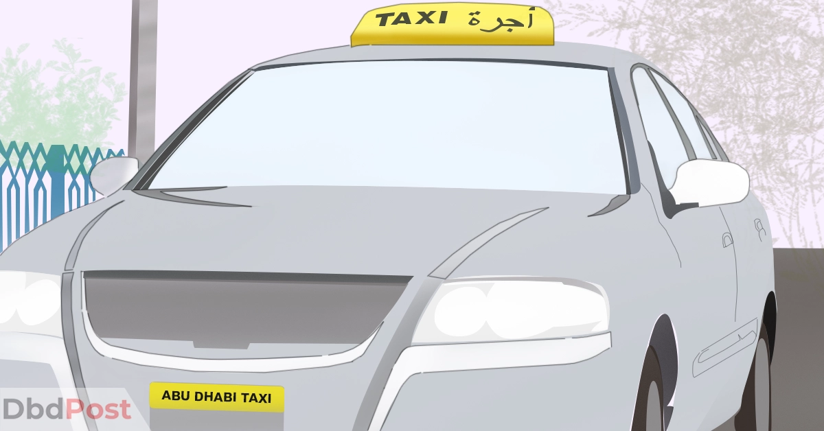 feature image-abu dhabi taxi-abu dhabi taxi illustration