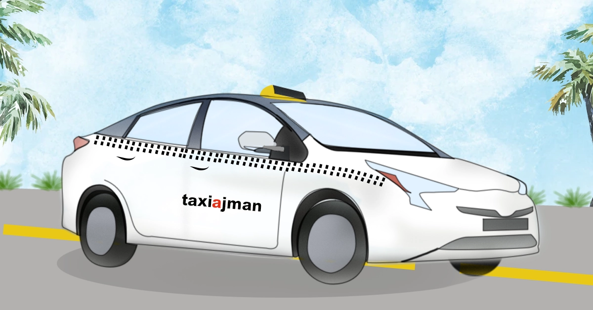 feature image-ajman taxi-ajman taxi illustration