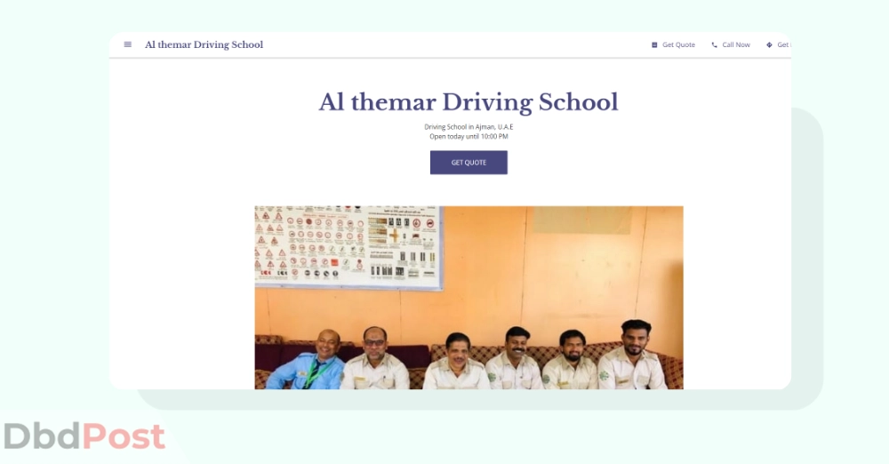 inarticle image-best driving schools in ajman-Al Themar Driving School