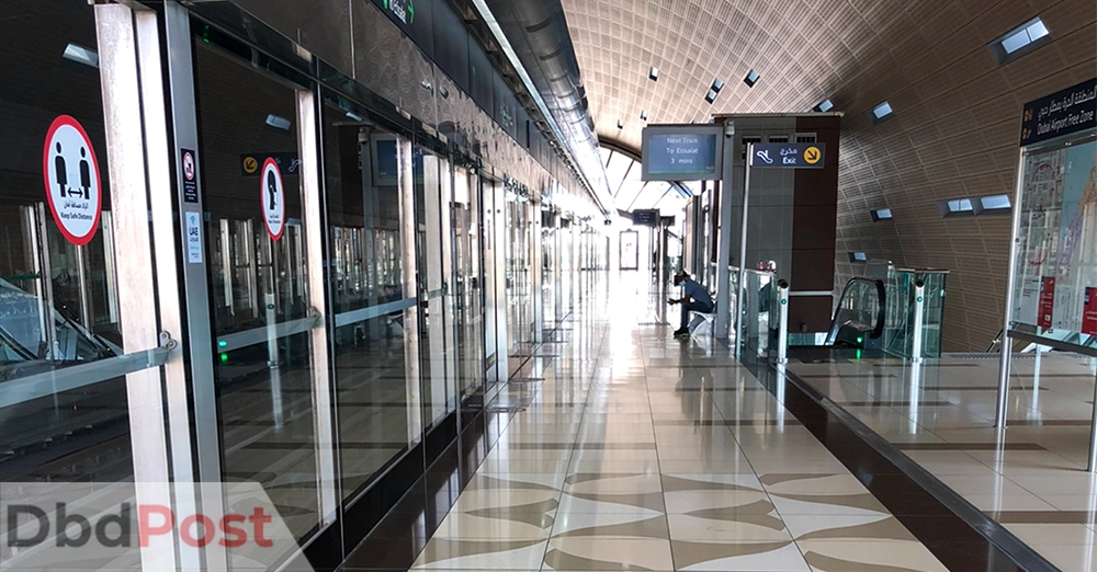 inarticle image-dubai airport free zone metro station-platform