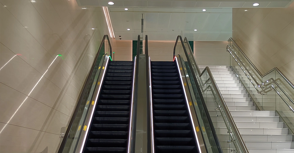 inarticle image-dubai investment park metro station-escalator