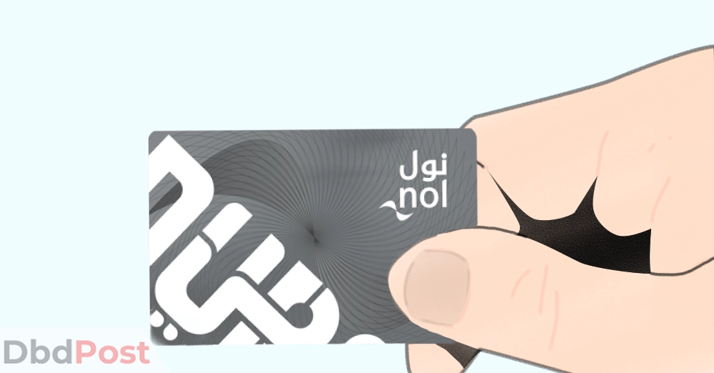 inarticle image-dubai to abu dhabi bus-person holding nol card