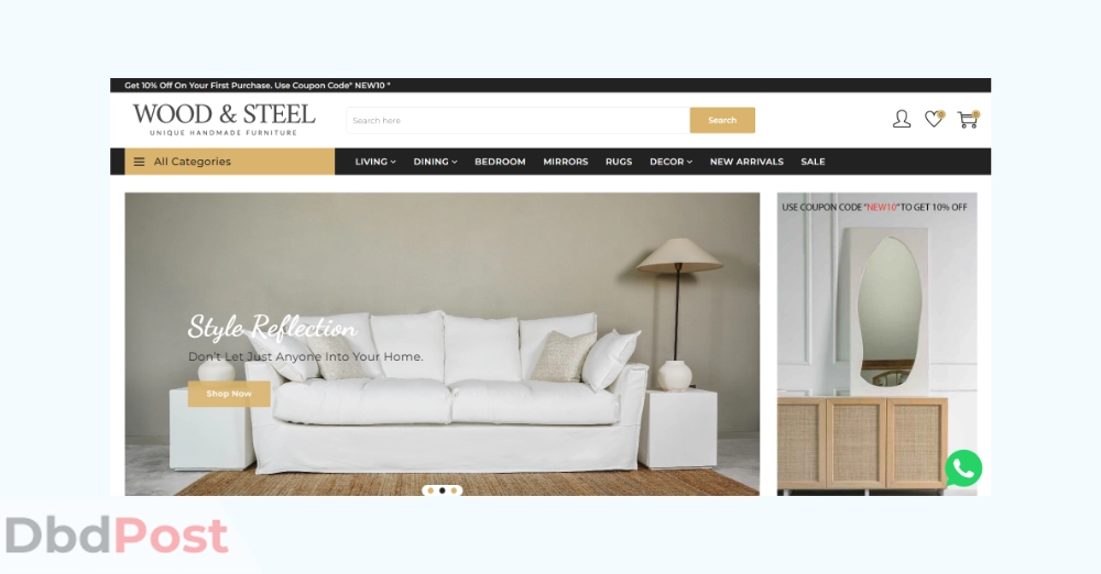 inarticle image-furniture stores in dubai-Wood & Steel Furniture