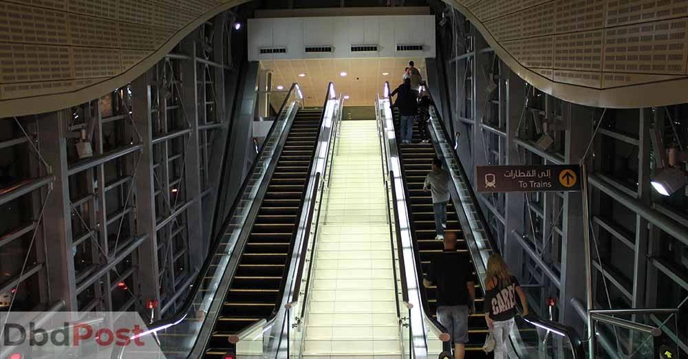 inarticle image-sobha realty metro station-escalator