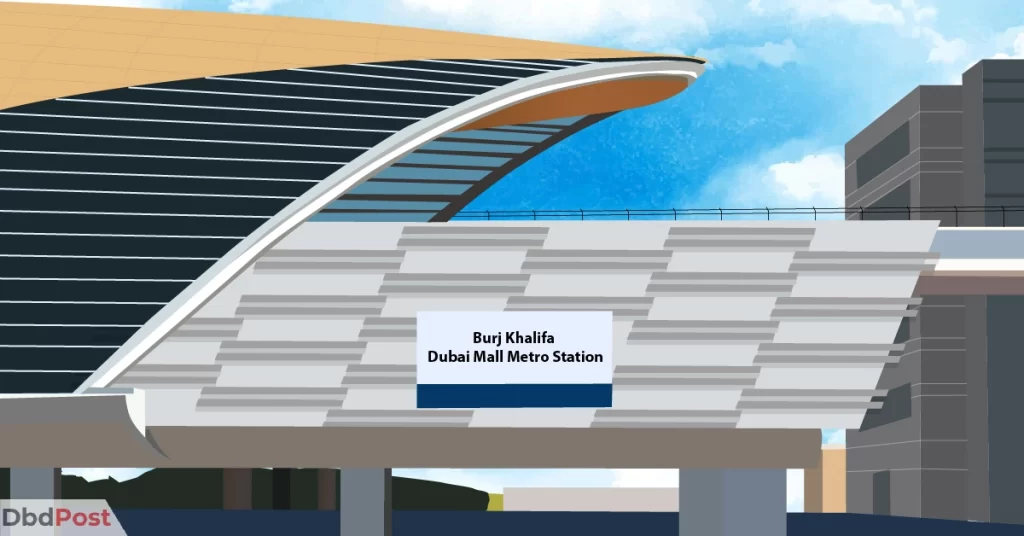 feature image-burj khalifa dubai mall metro station-metro station illustration-01