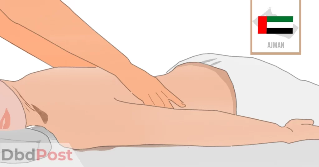 feature image-massage center in ajman-massage illustration