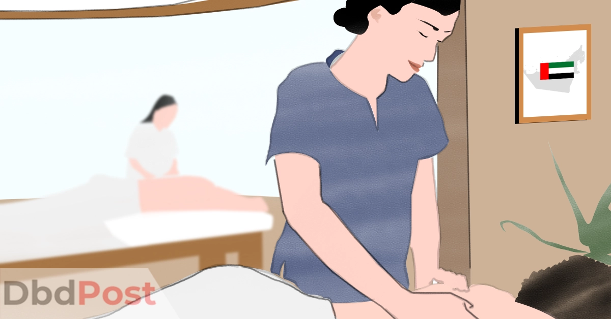 feturea image-massage center in dubai-massage illustration