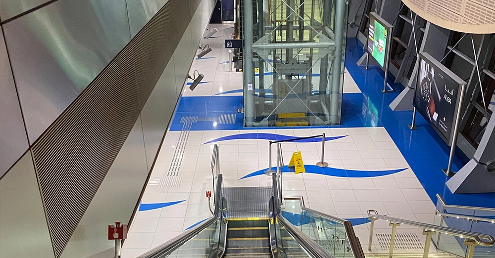 inarticle image-Al Qusais Metro Station-lift
