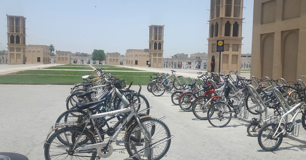 inarticle image-al ghubaiba metro station-cycle parking