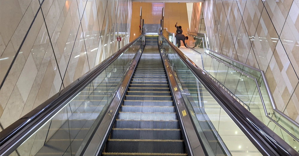 inarticle image-al ghubaiba metro station-escalators