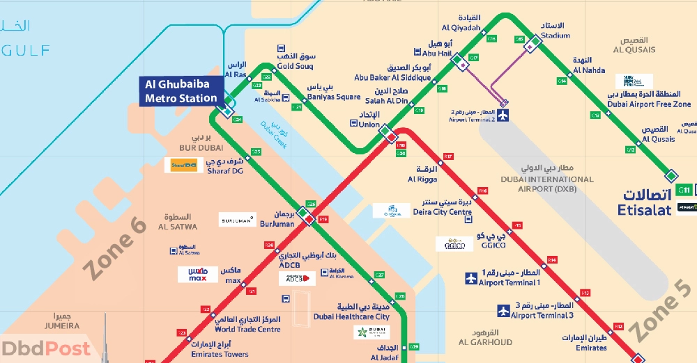 inarticle image-al ghubaiba metro station-schematic map-01