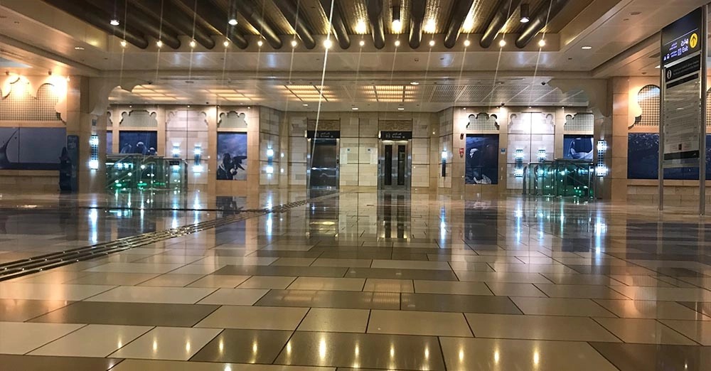 inarticle image-al ras metha metro station-concourse