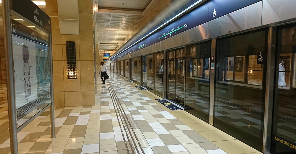 inarticle image-al ras metha metro station-platform