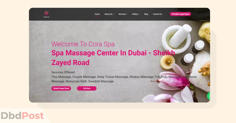 inarticle image-arabic massage center in dubai - Cora spa massage center