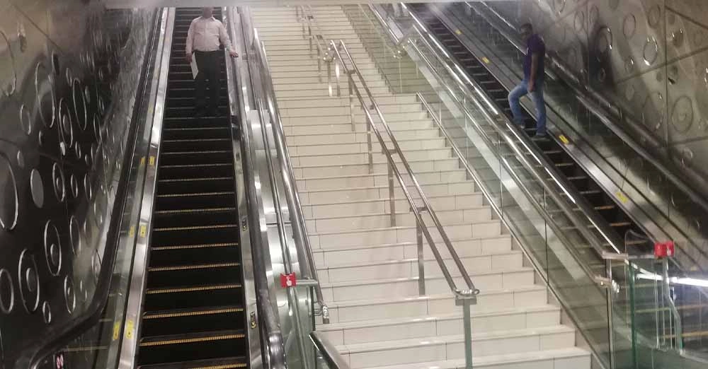 inarticle image-baniyas metro station-stairs and escalator