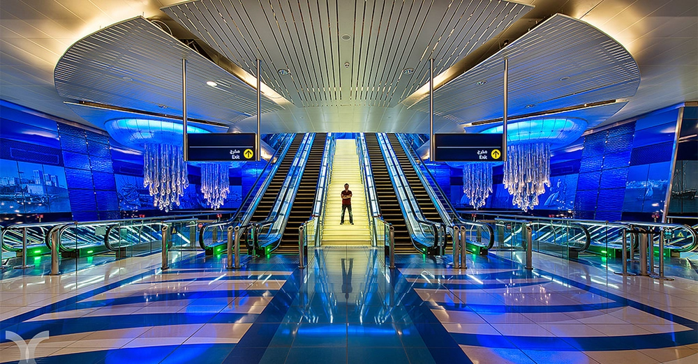 inarticle image-burjuman metro station-escalator