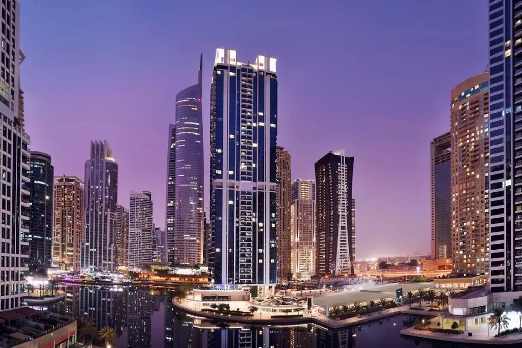 inarticle image-dmcc metro station-Movenpick Jumeirah Lakes Towers