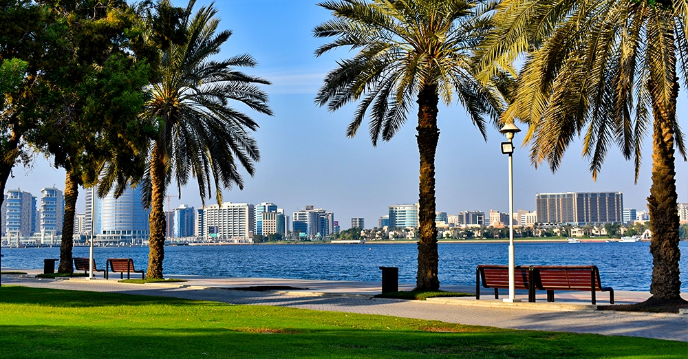 inarticle image-dubai healthcare city metro station-Creek park