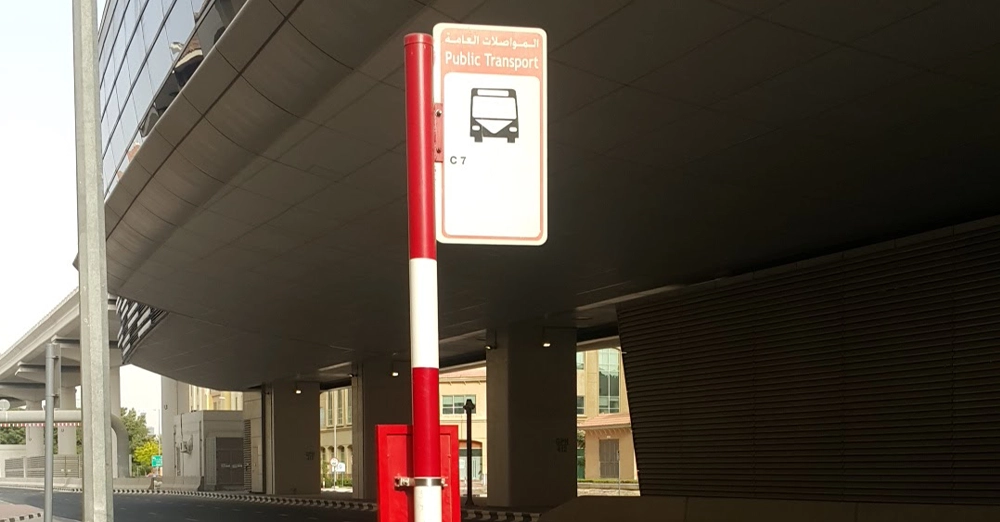 inarticle image-dubai healthcare city metro station-bus stop