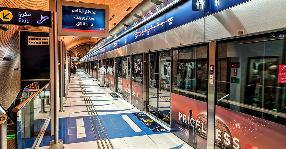 inarticle image-dubai internet city metro station-platform