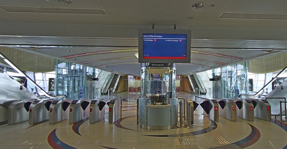 inarticle image-mall of emirates metro station-information desk