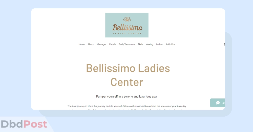 inarticle image-massage center in abu dhabi-Bellissimo Ladies Center