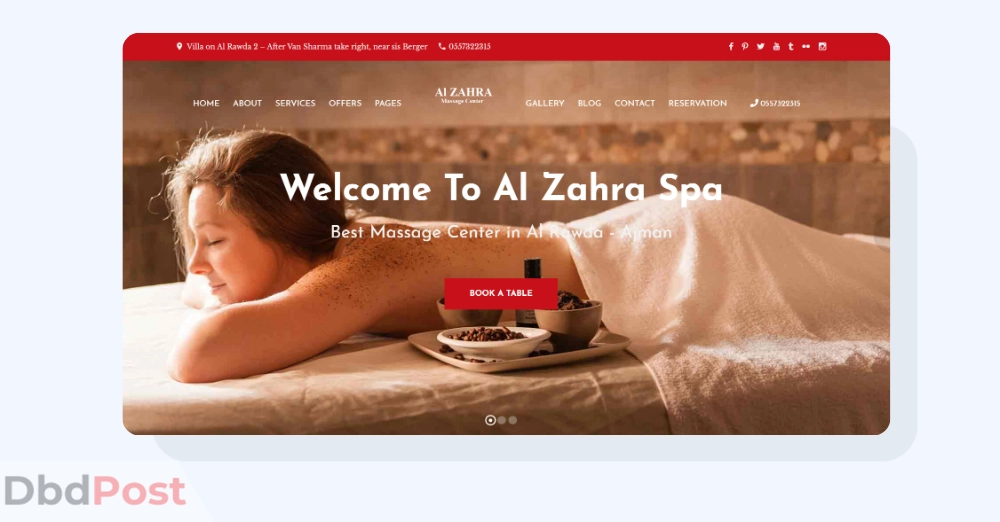 inarticle image-massage center in ajman-Al Zahra Spa