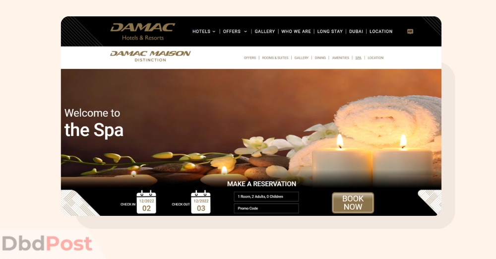 inarticle image-massage center in dubai-Softouch spa Damac Maison distinction 
