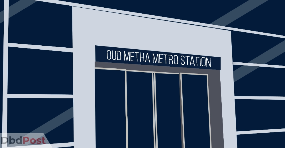 inarticle image-oud metha metro station-entrance