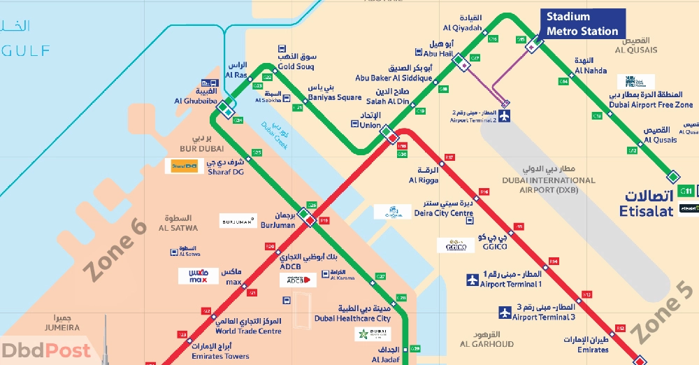 Stadium Metro Station Dubai: Location, Map & More