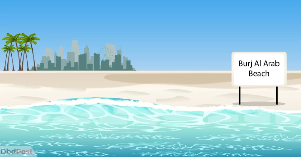 feature image-burj al arab beach-beach illustration-01