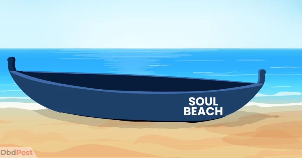 feature image-soul beach-beach ilustration with boat at the middle-01