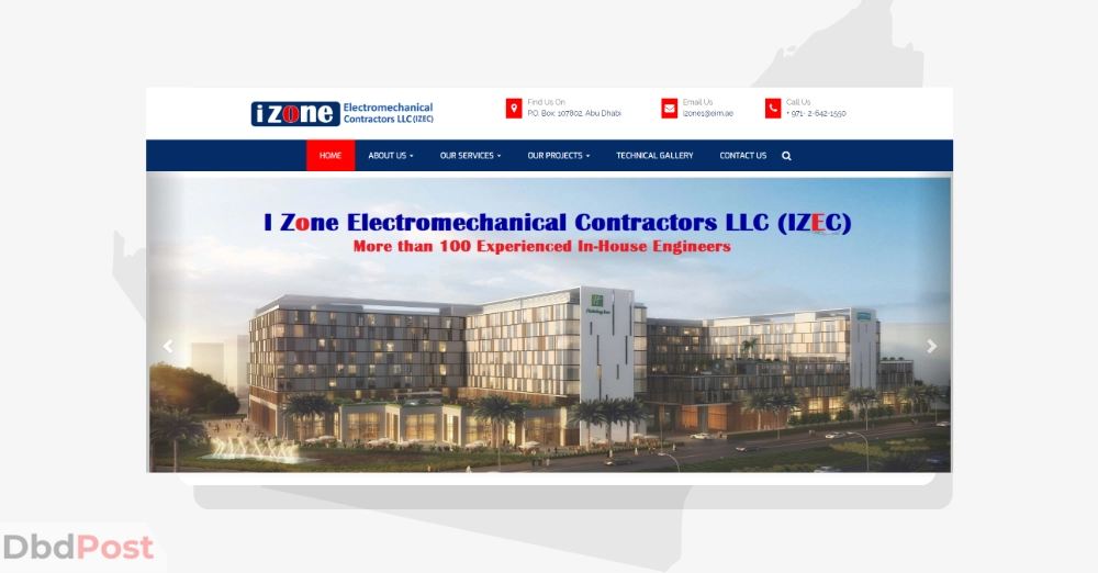 inarticle image-MEP companies in abu dhabi- I Zone Electromechanical Contractors LLC